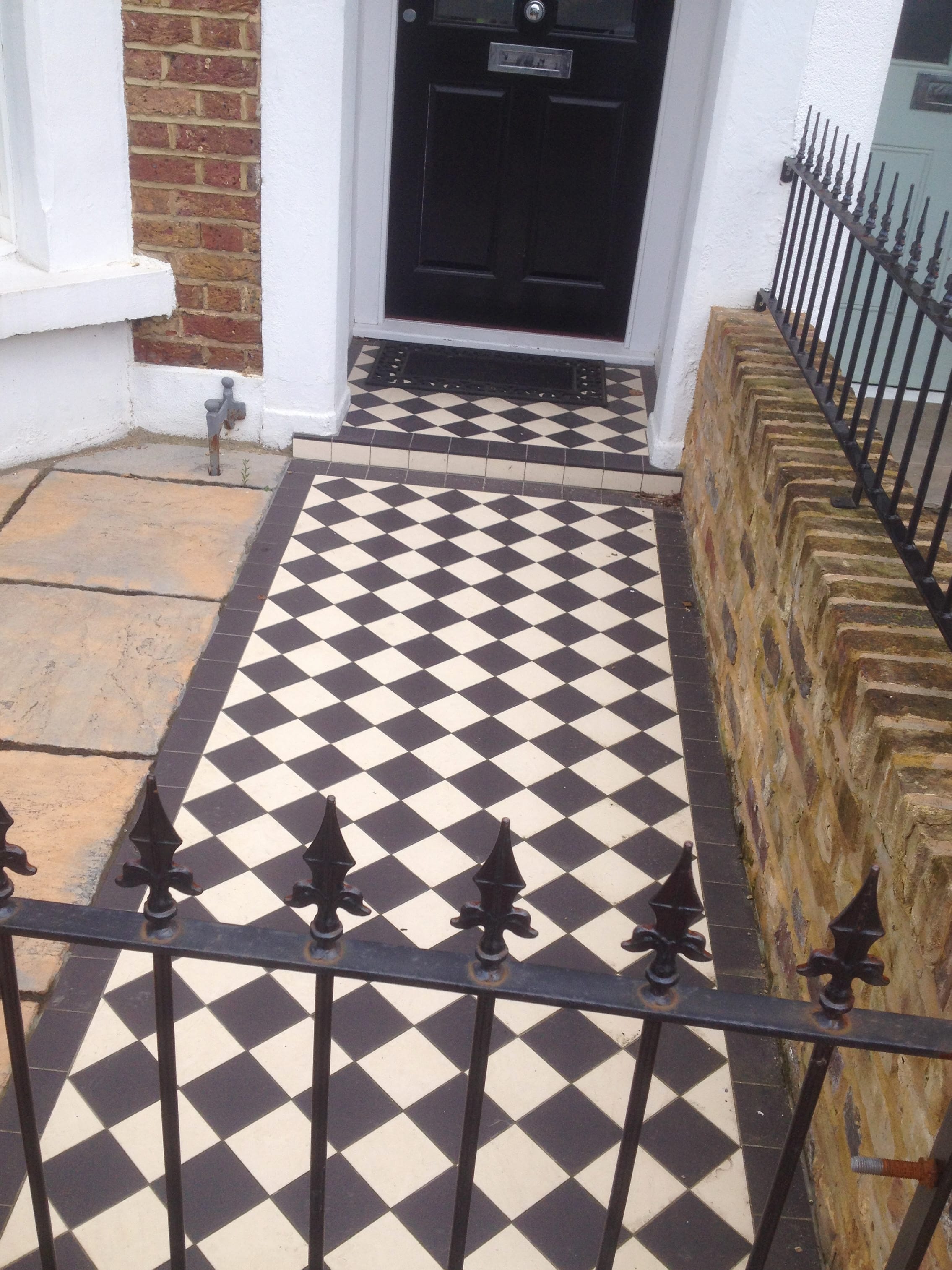Victorian Geometric Floor Tiles - Outside Inspiration In South London