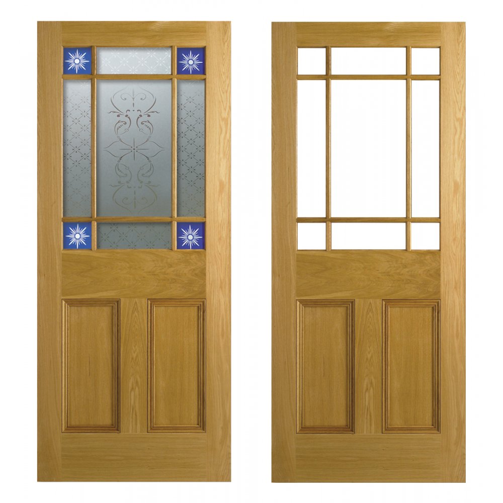 Nostalgia Victorian Style Downham White Oak Interior Internal Door